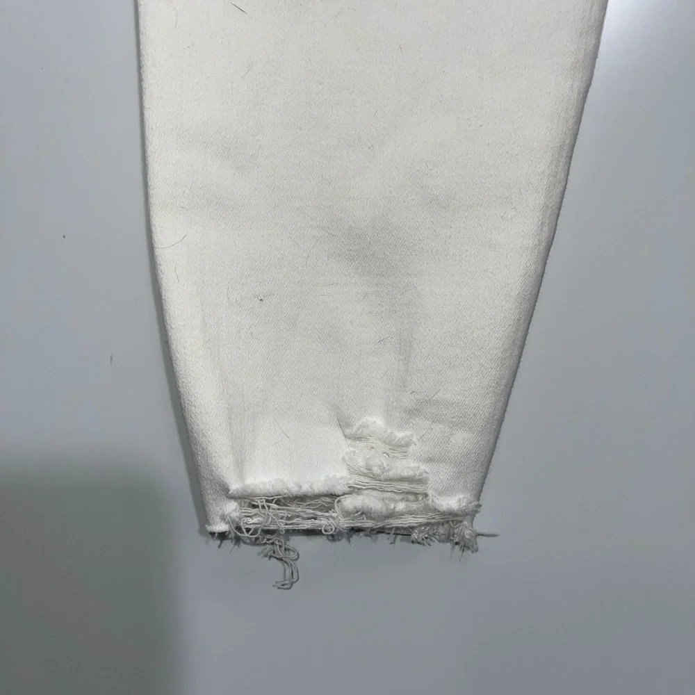 Good American NWT Good Legs‎ Raw Hem White Jeans Size 6/28 - Picture 7 of 12